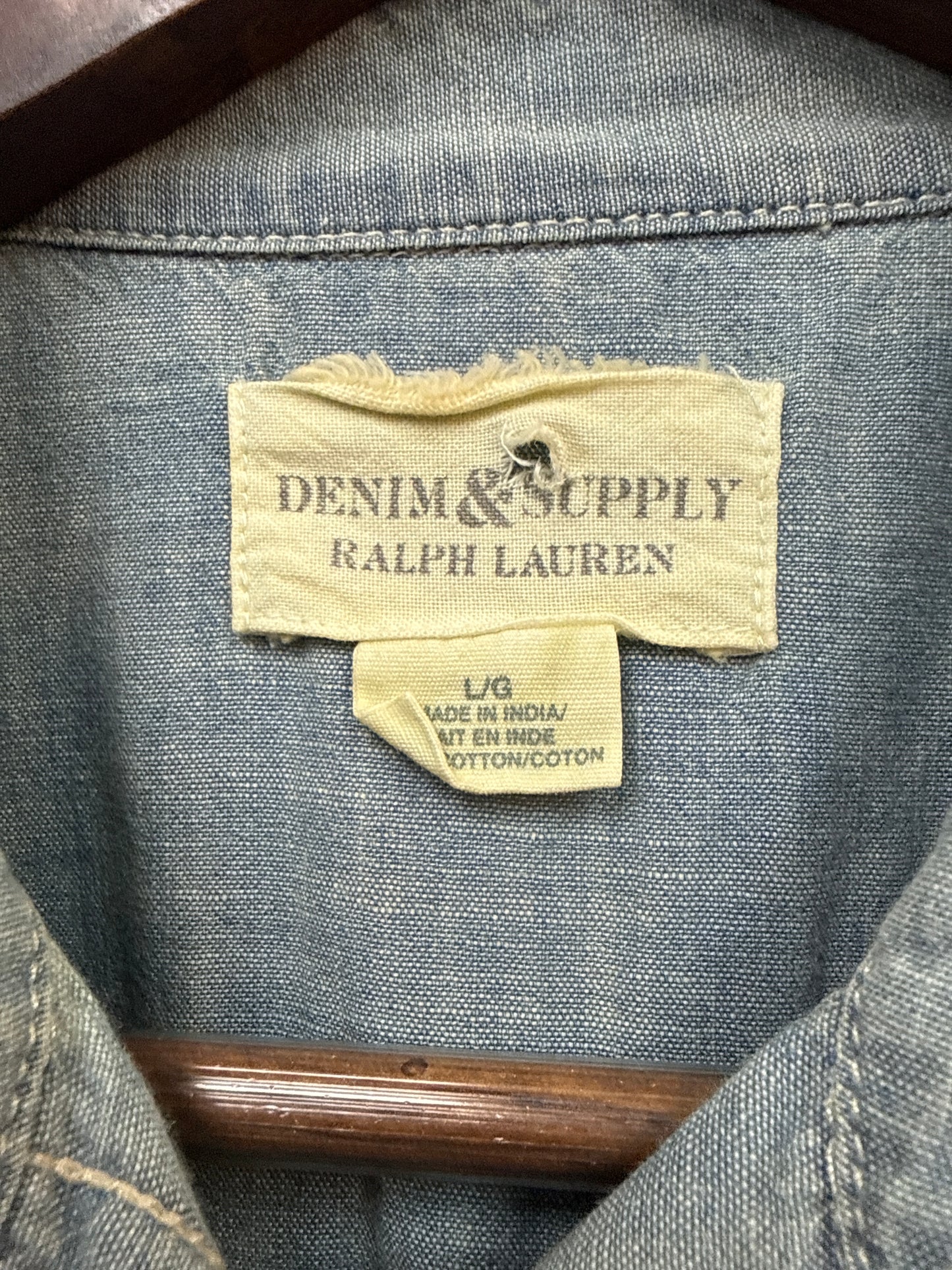 Ralph Lauren Denim Supply Flag Button Up