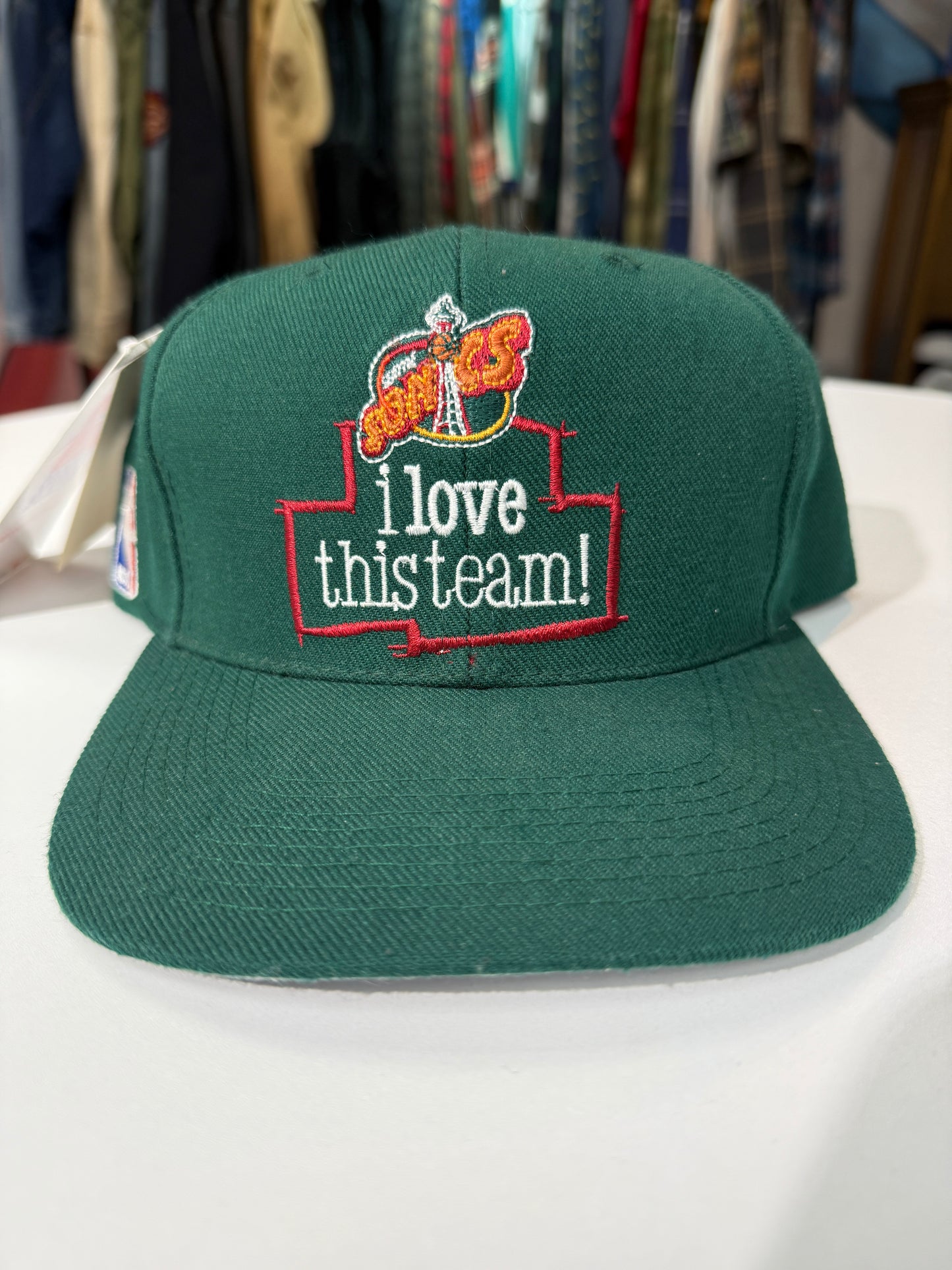 Vintage Sonics I Love This Team Snap