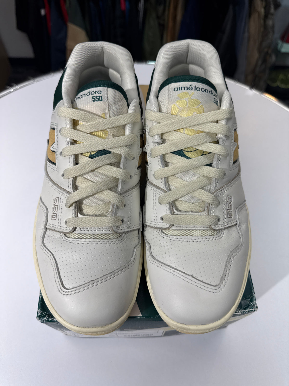 Preowned New Balance x ALD 550 Natural Green