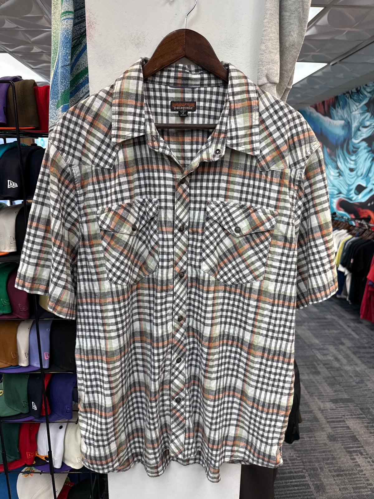 Patagonia Plaid S/S Button Up