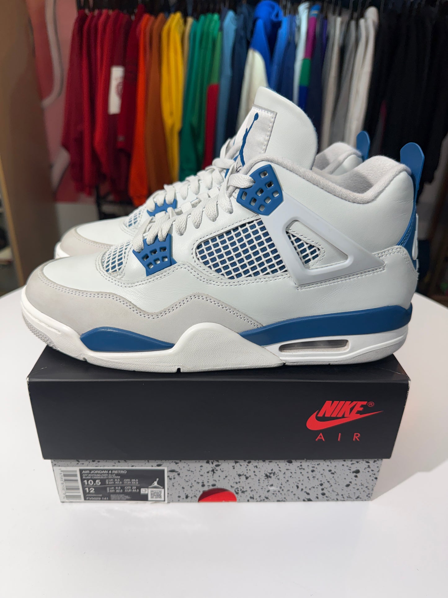 Preowned Military Blue Jordan 4 (2024)