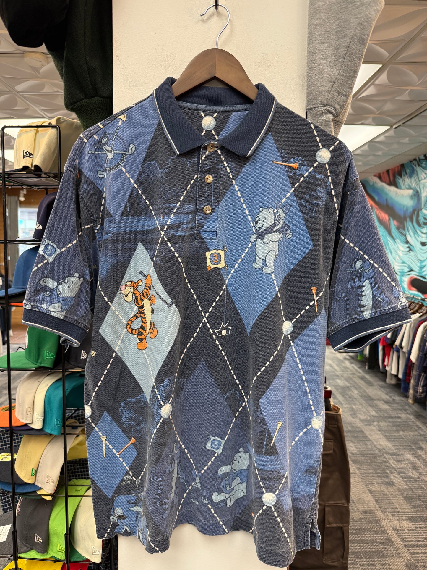 Vintage Winnie The Pooh Tigger Polo