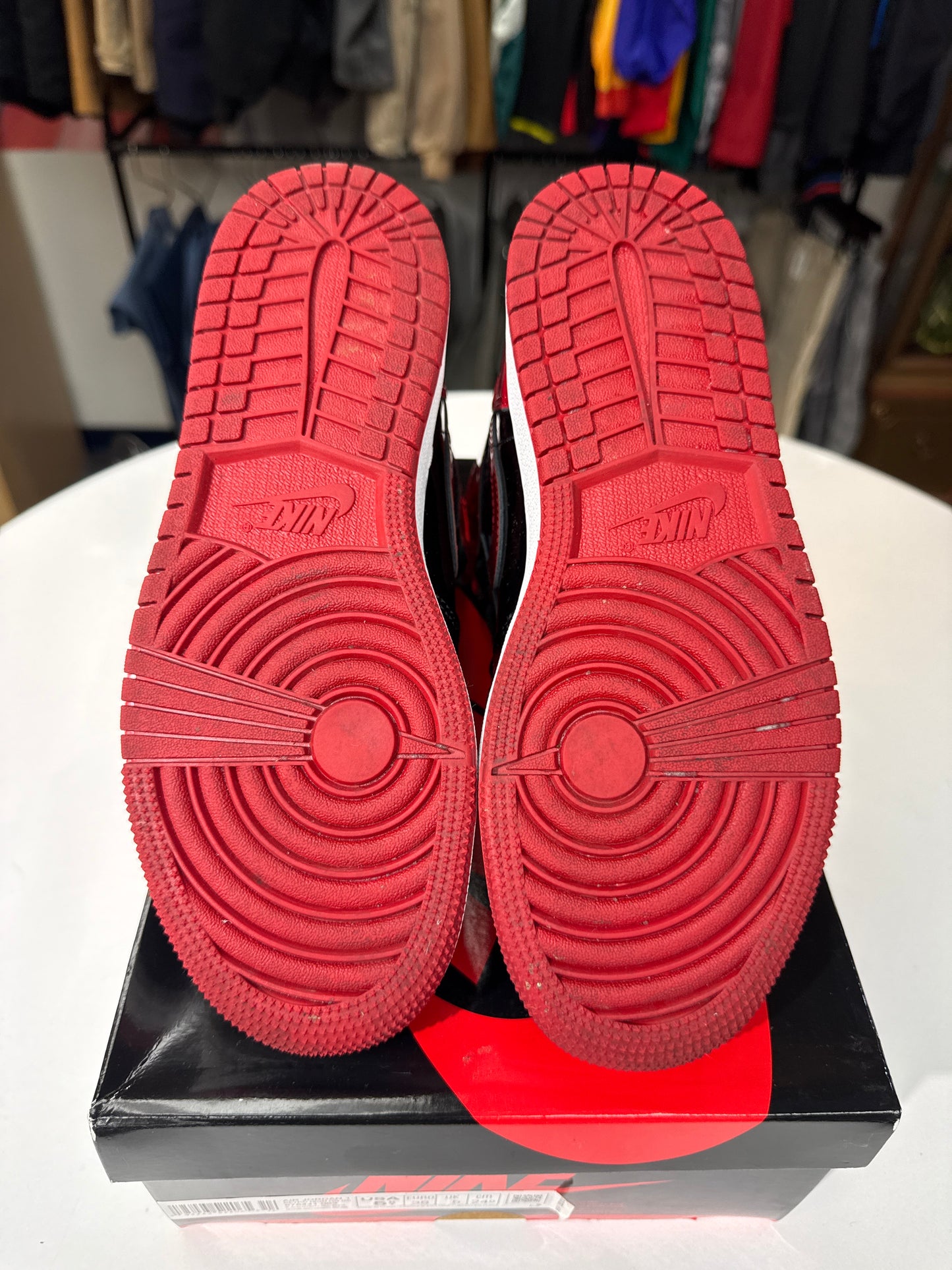 Preowned Jordan 1 Patent Bred