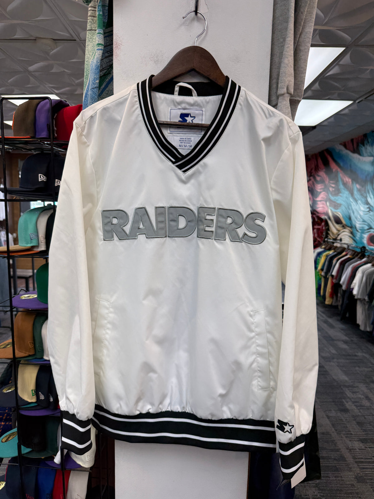 New Raiders Pullover Jacket