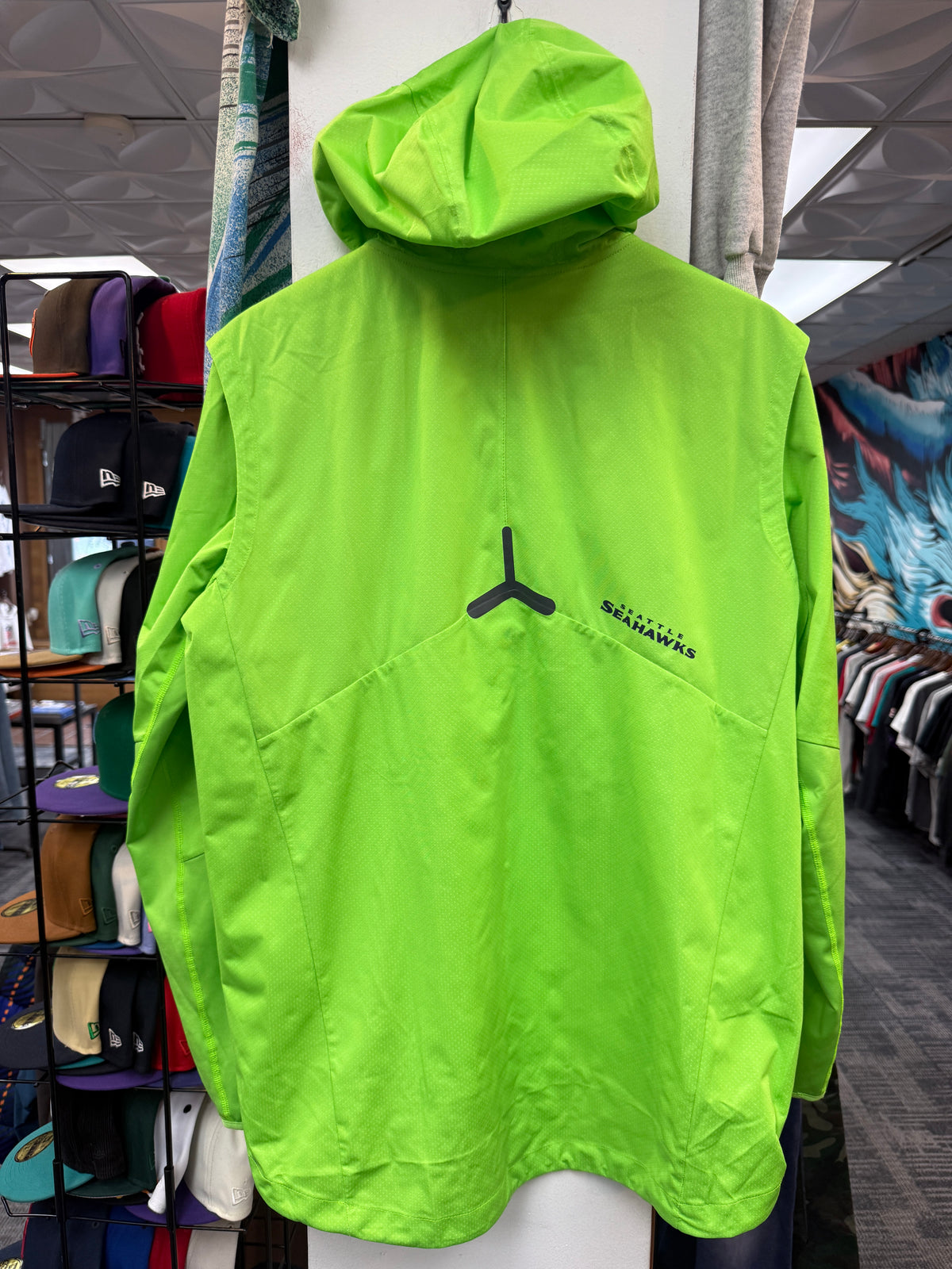 Nike Seahawks On Field QuarterZip Jacket