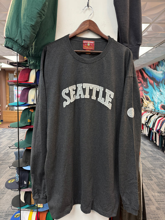 Vintage Seattle Sonics Hardwood Classics L/S Tee