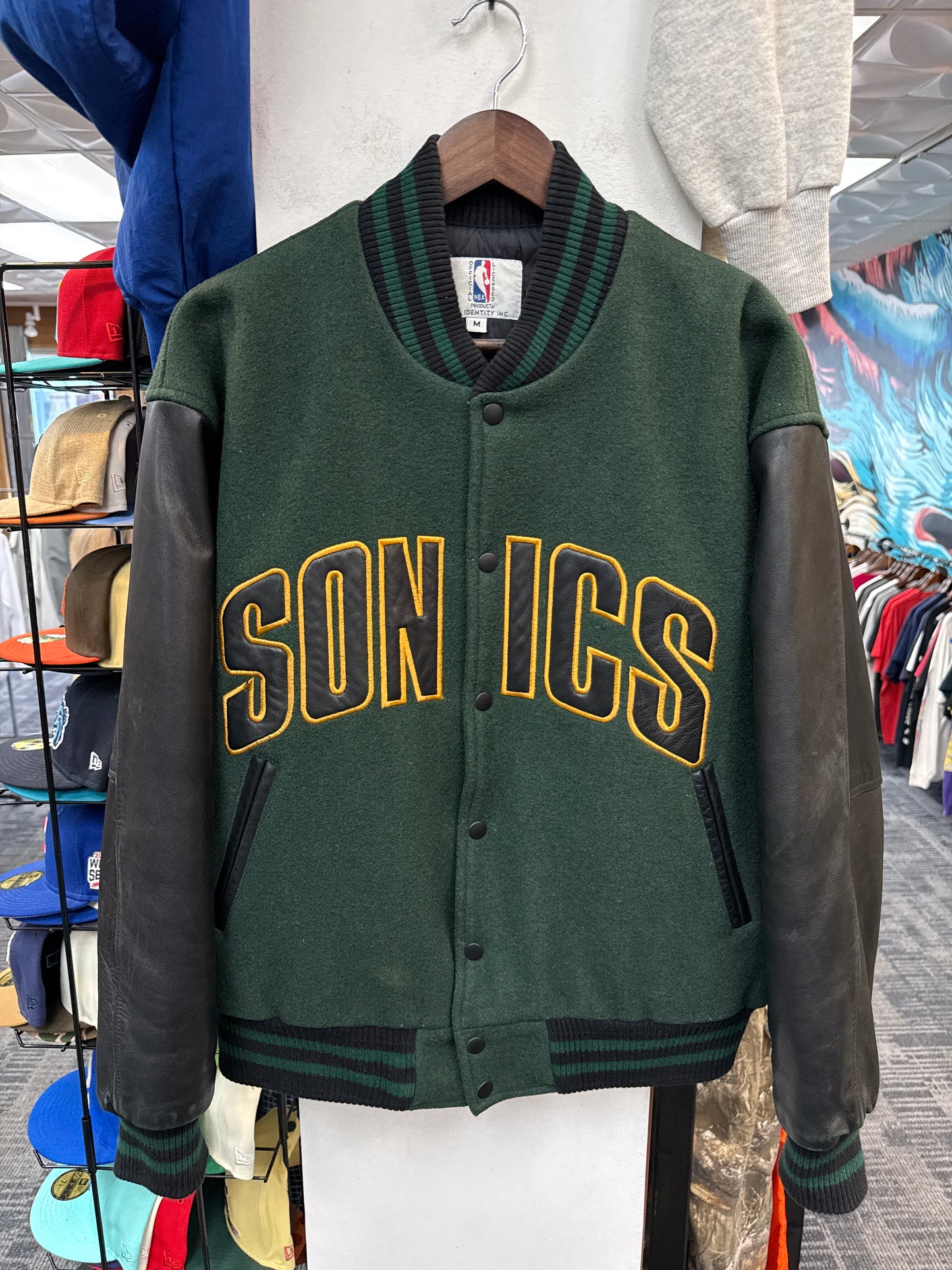 Vintage Seattle Sonics Identity Varsity Jacket