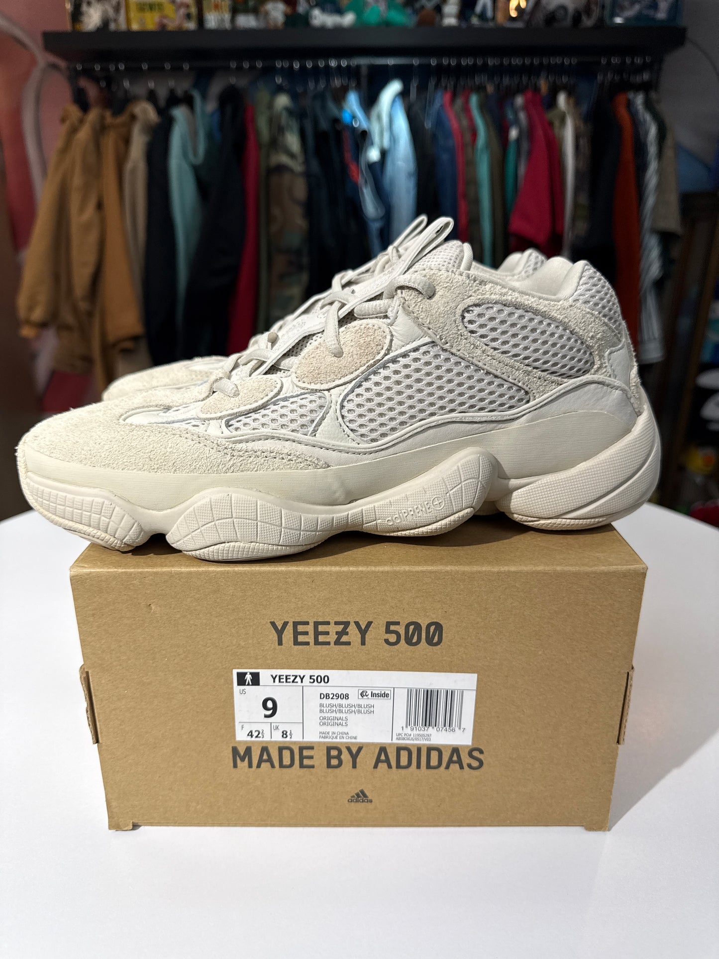 Preowned Adidas Yeezy 500 Blush