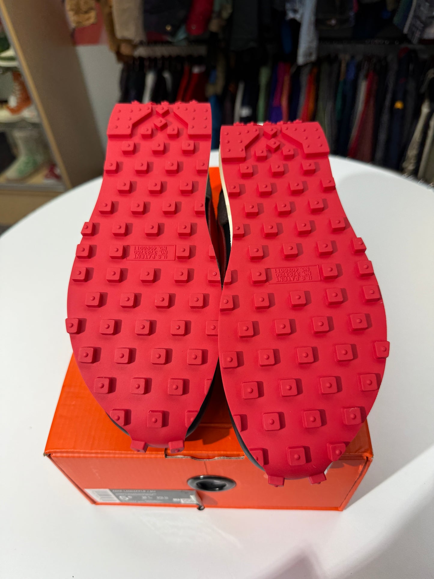 New Midnight Spruce Sacai Nike LD Waffle