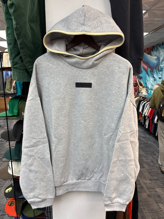 Fear of God Essentials Heather Grey Hoodie