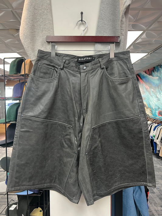 GV Leather Shorts
