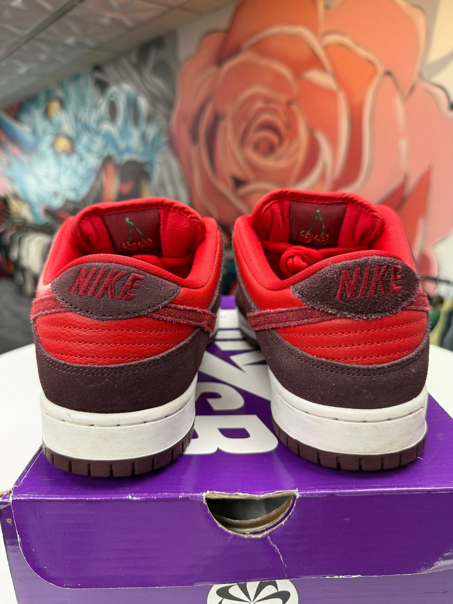 Preowned Cherry SB Dunk Low