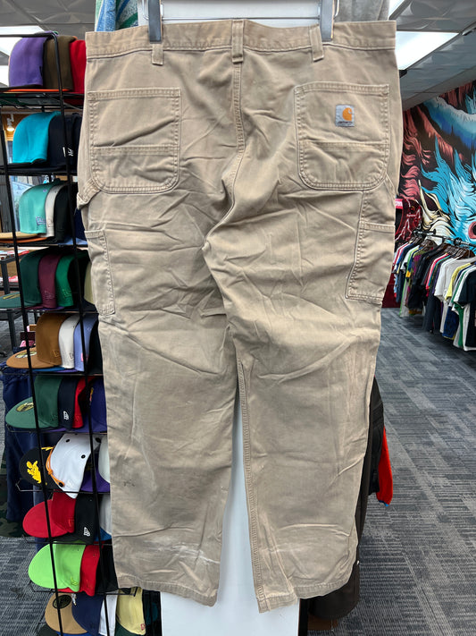 Carhartt Paint Splatter Khaki Carpenter Pants