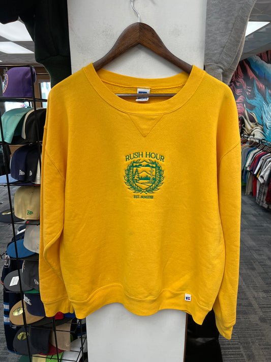 Rush Crest Yellow/Green “Sonics” Crewneck