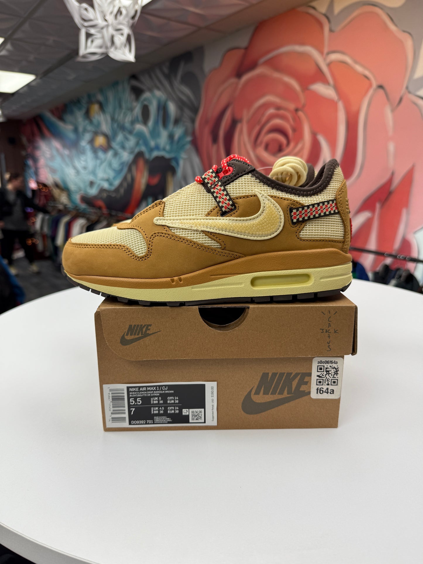 New! Travis Scott Lemon Drop Air Max 1