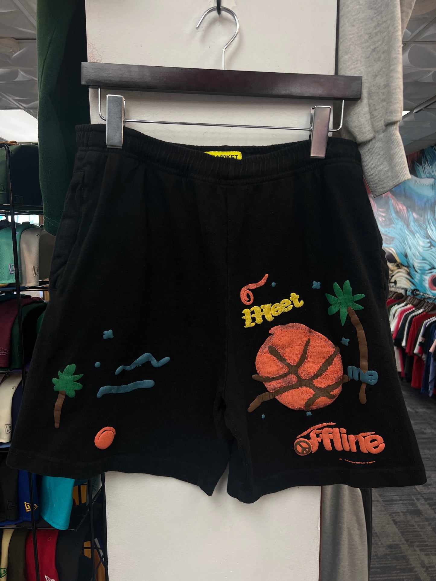 Market “Meet Me Offline” Shorts