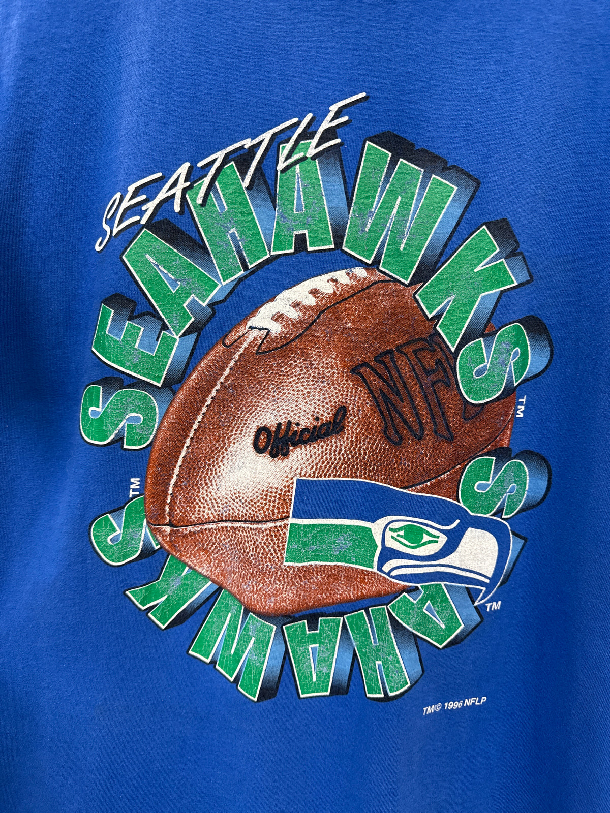 Vintage 1996 Logo 7 Seahawks Tee