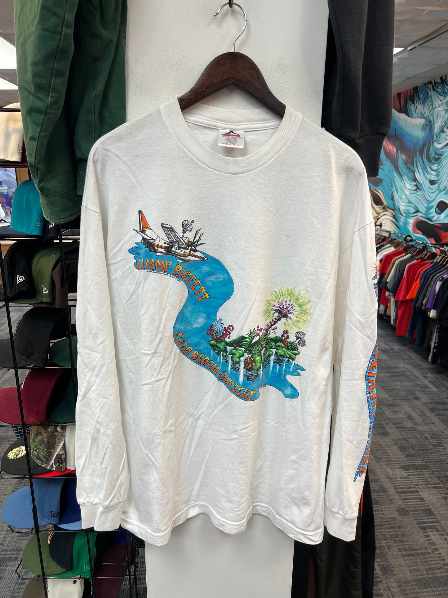 Vintage 2001 Jimmy Buffett Concert L/S Tee