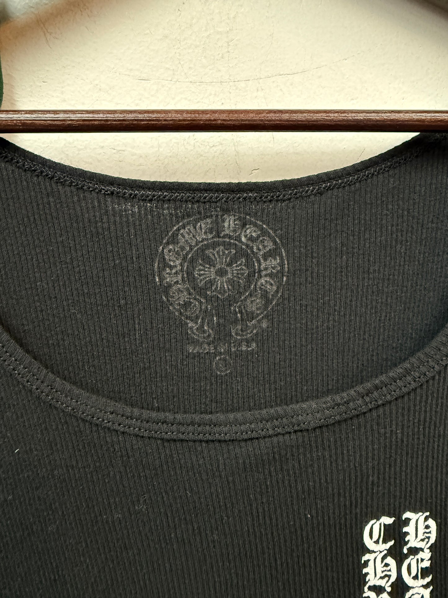 Chrome Hearts T-Bar Ribbed Tank