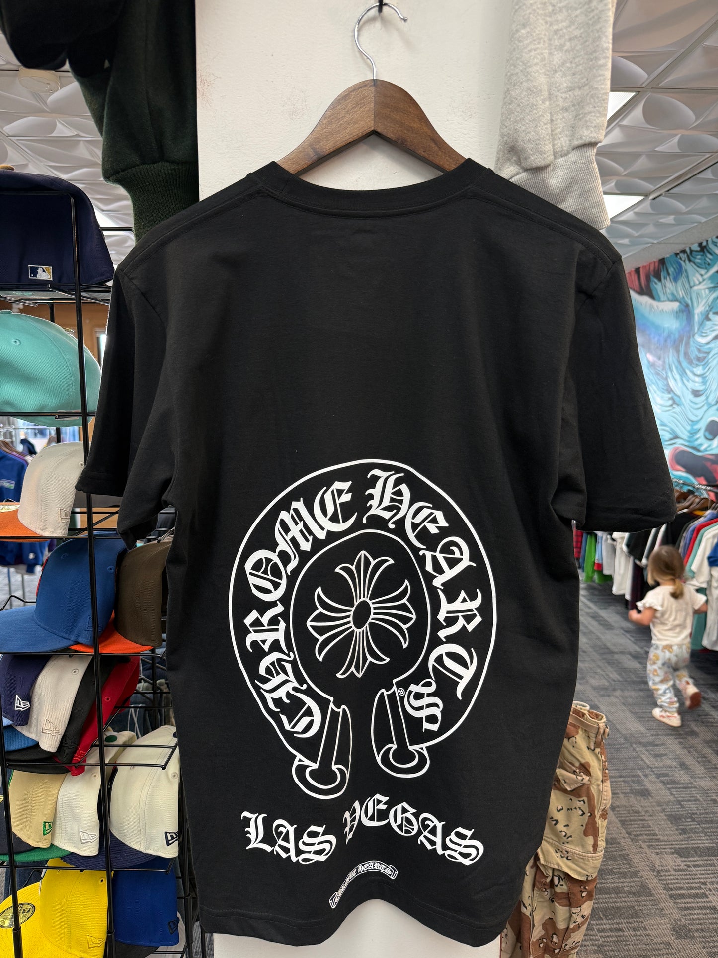 New Chrome Hearts Horse Shoe Vegas Pocket Tee