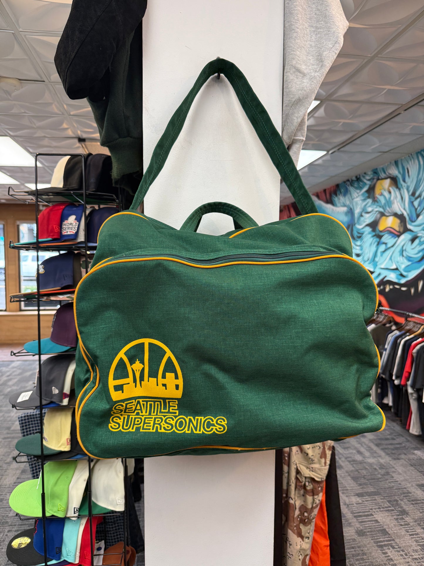 Vintage Sonics Player Issued Duffle Bag