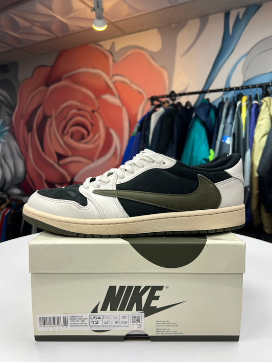 Preowned Olive Travis Scott 1 Low