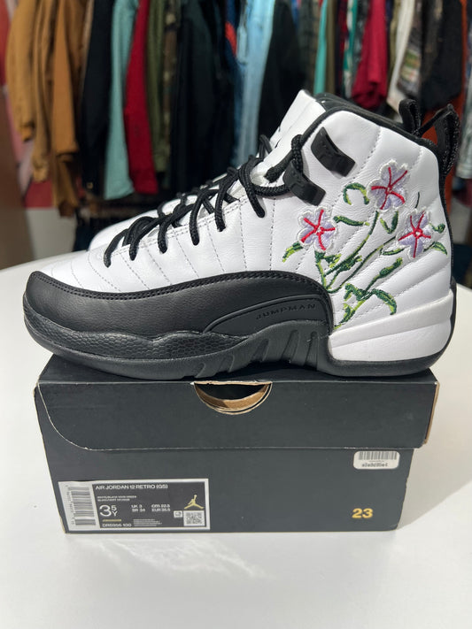 Preowned Jordan 12 Floral