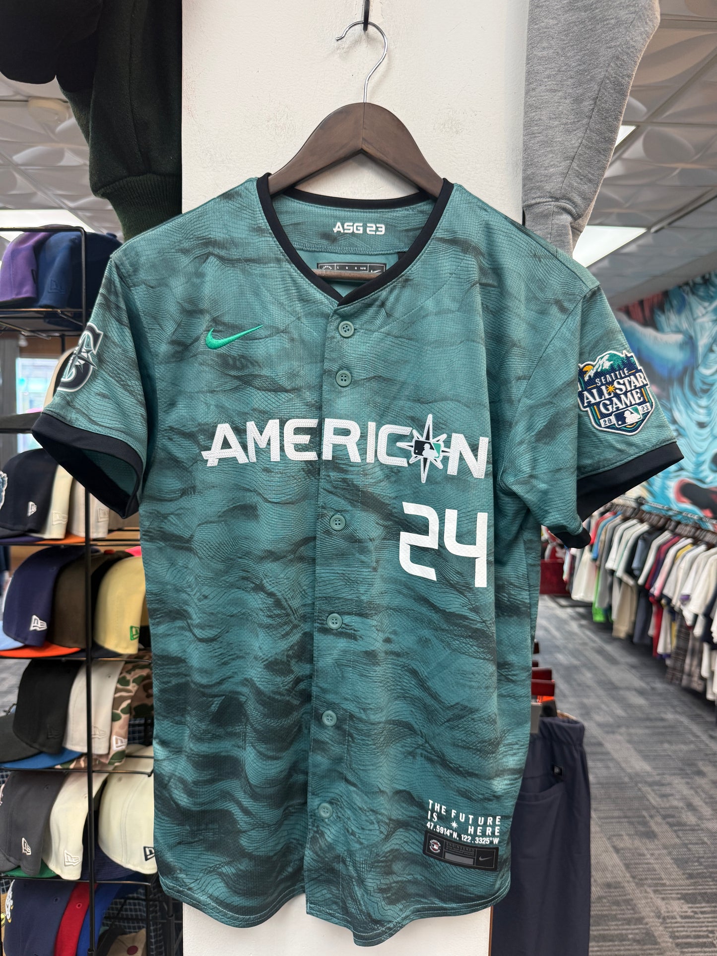 New Nike Mariners American League All Star Griffey Youth Jersey