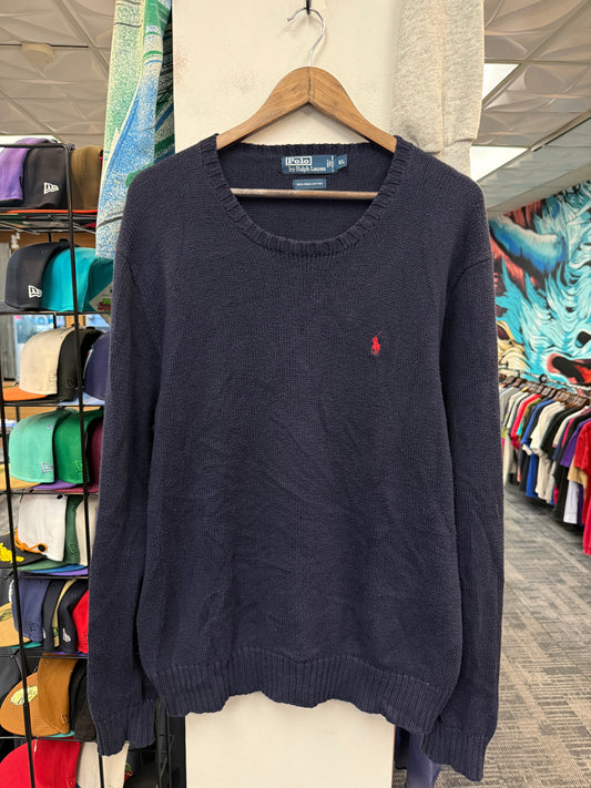 Vintage Polo Ralph Lauren Navy Sweater