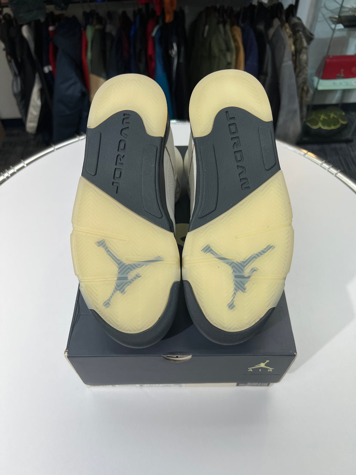 New Jordan 5 Retro Luminous Green