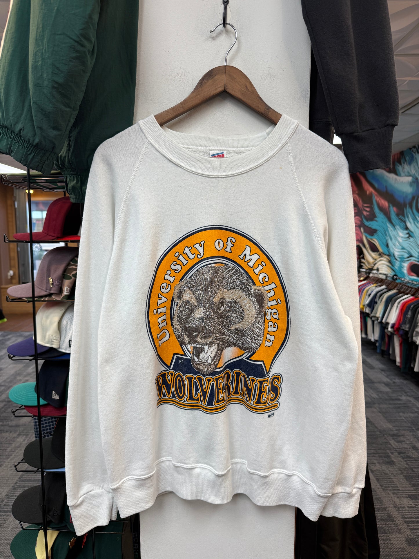 Vintage U Of Michigan Wolverine Crew