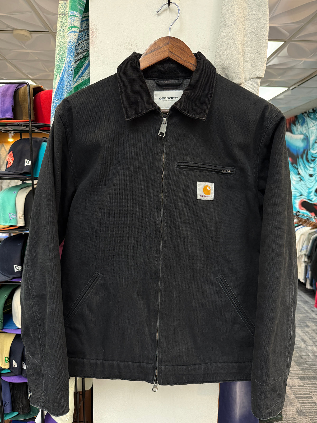 Carhartt WIP Black Detroit Jacket