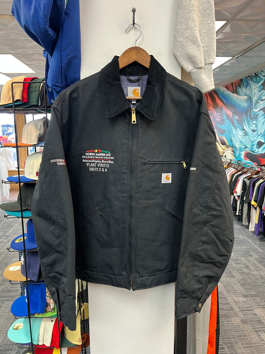 Carhartt Black Detroit Custom Embroidered Jacket