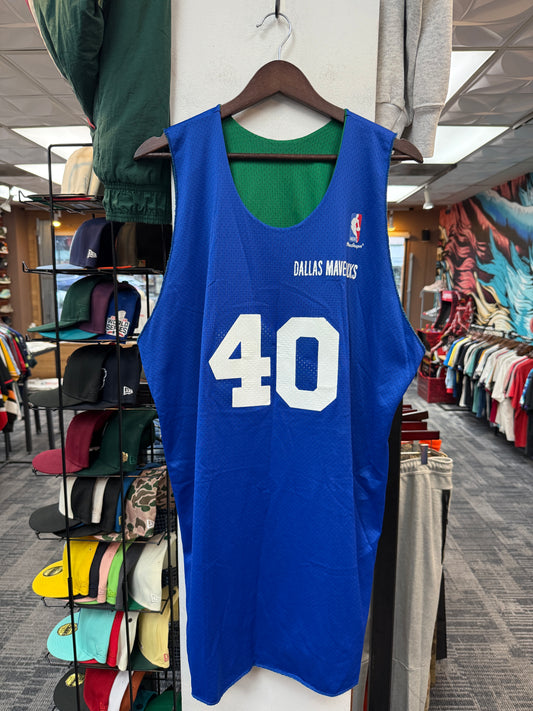 Vintage Champion Dallas Mavericks Practice Reversible Jersey