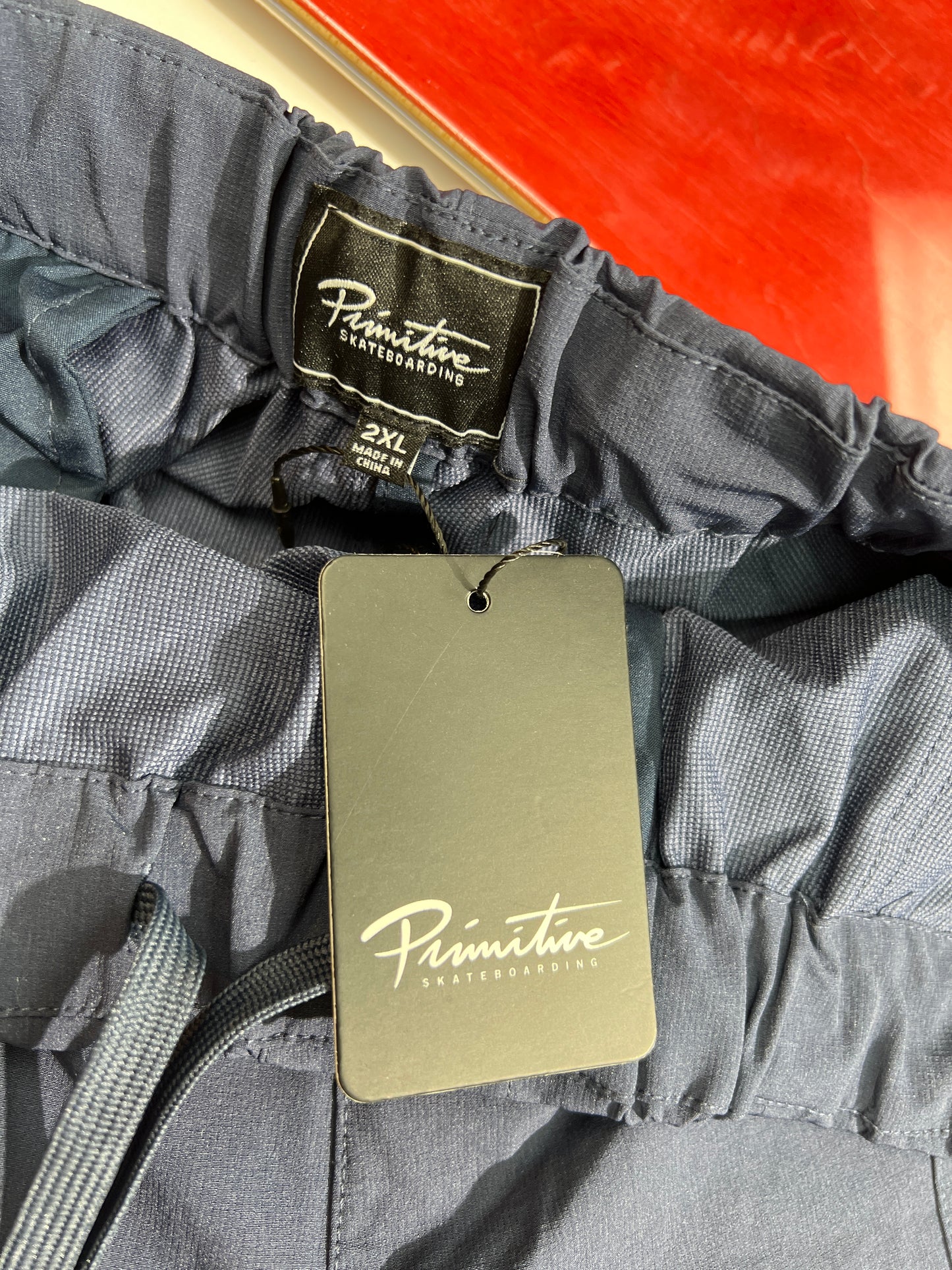 Primitive Skateboarding Navy Blue Nylon Pants