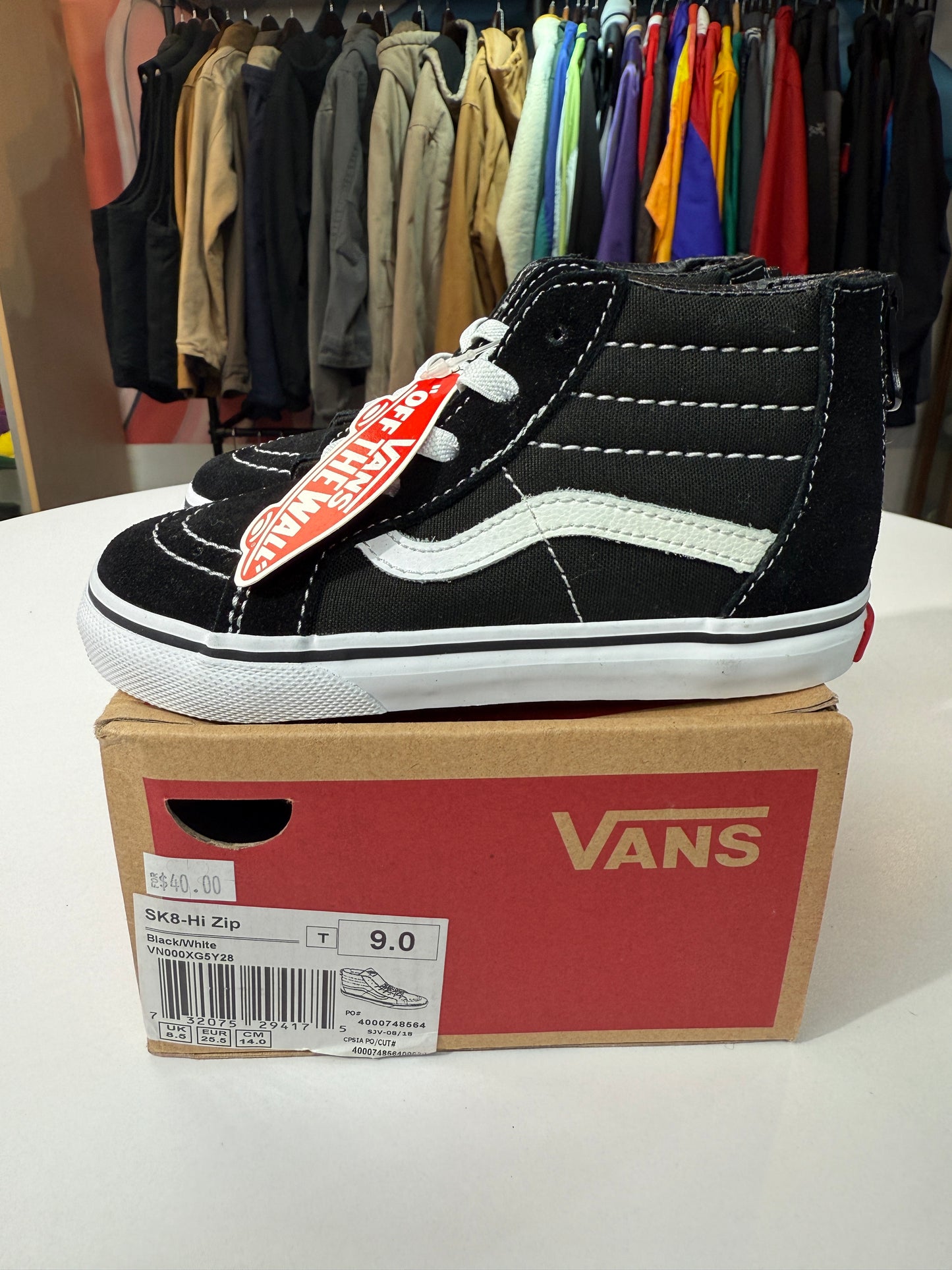 New Vans SK8 Hi Zip