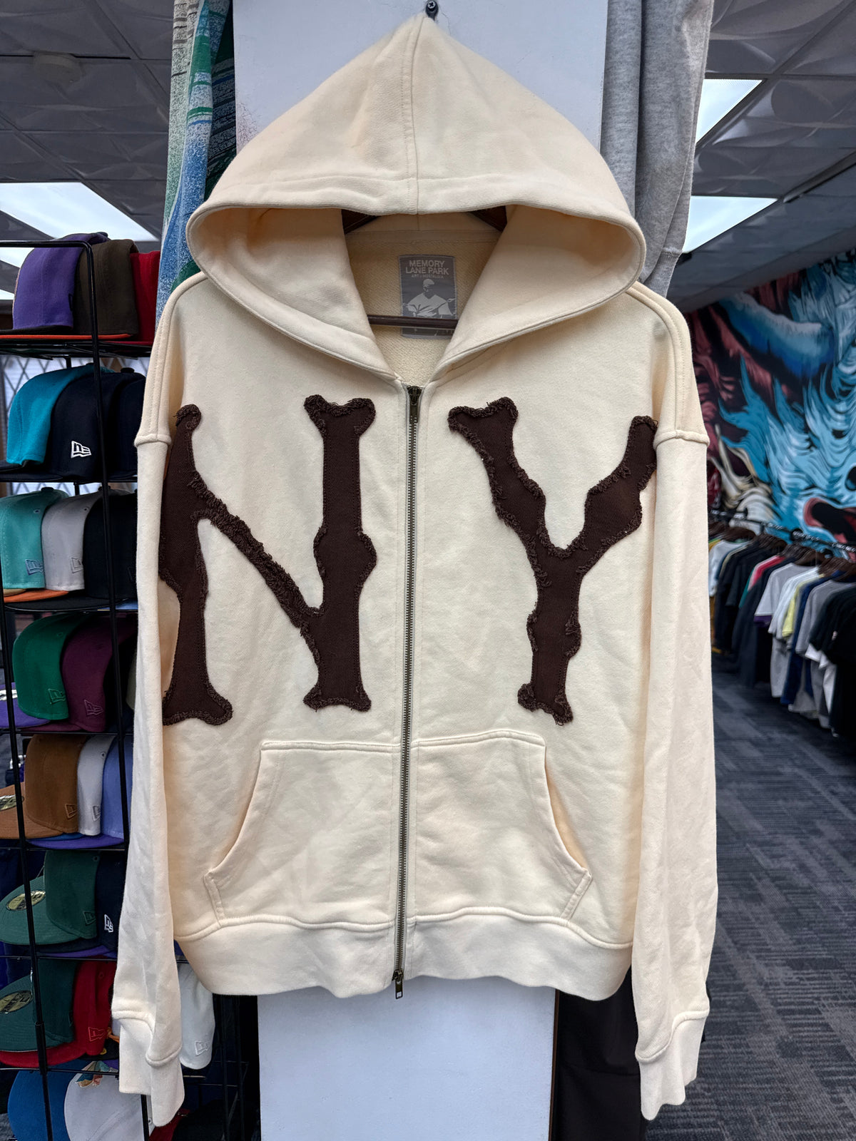 Memory Lane Park NY Zip Up Hoodie
