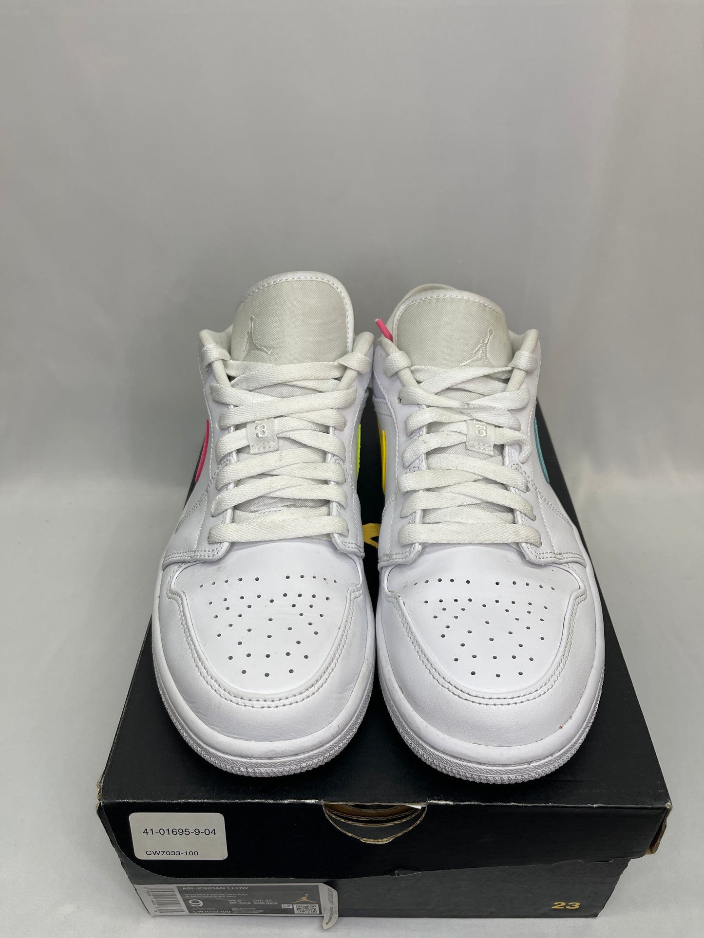 Preowned Jordan 1 Low Multi Swoosh