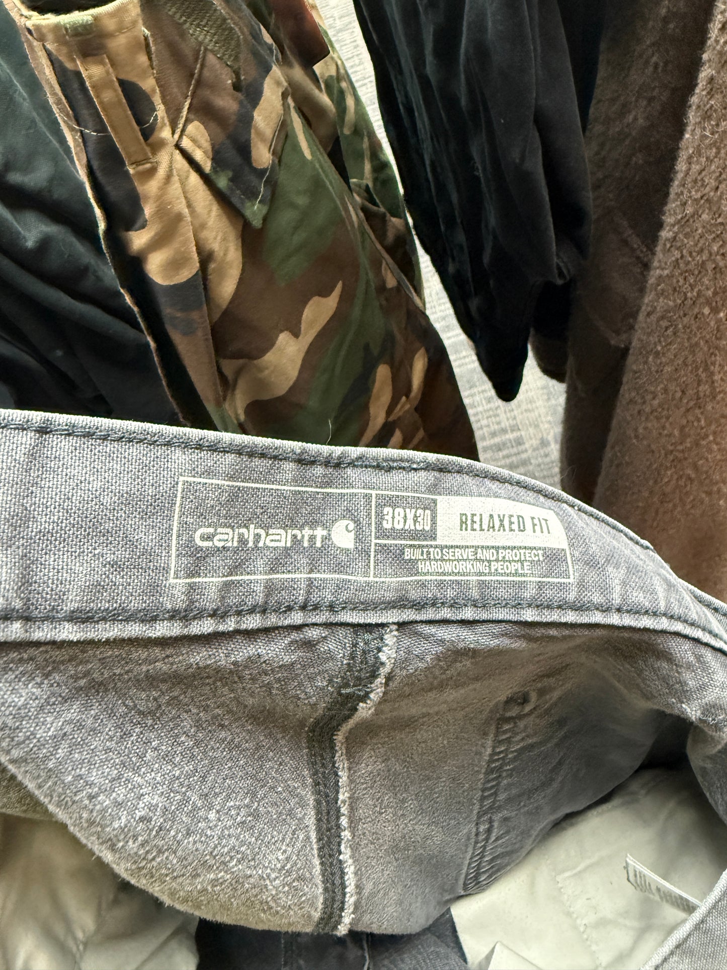 Carhartt Relaxed Fit Grey Double Knee