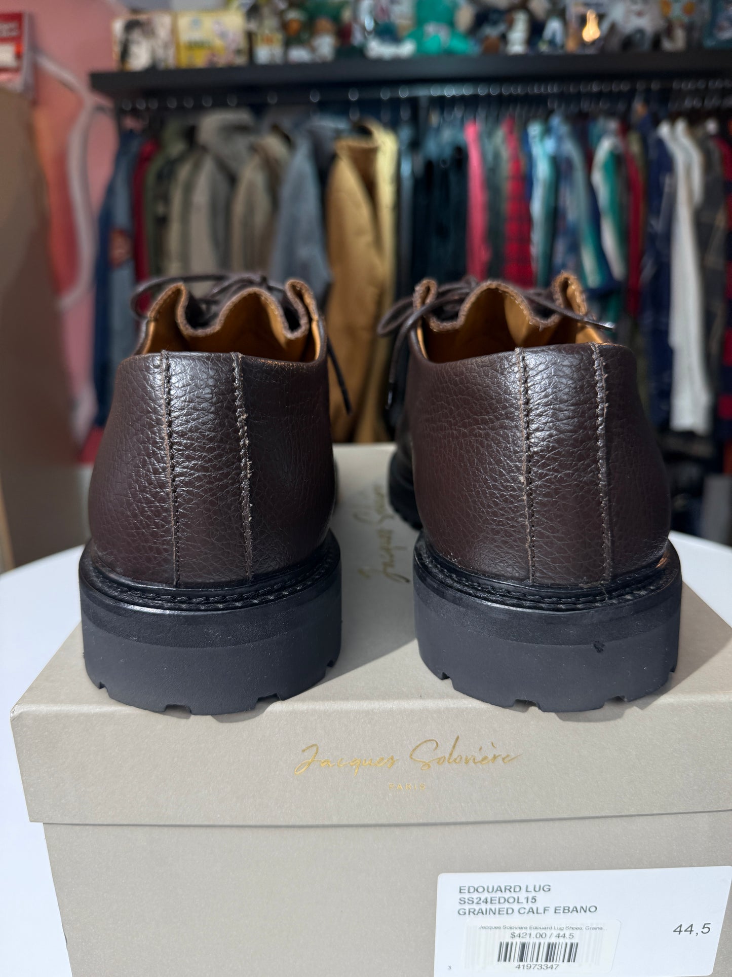 Preowned Jacques Soloviere Edouard Lug Shoe