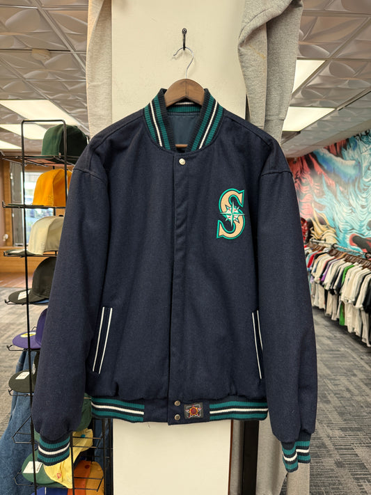 Vintage Mariners Jeff Hamilton Wool Reversible Jacket