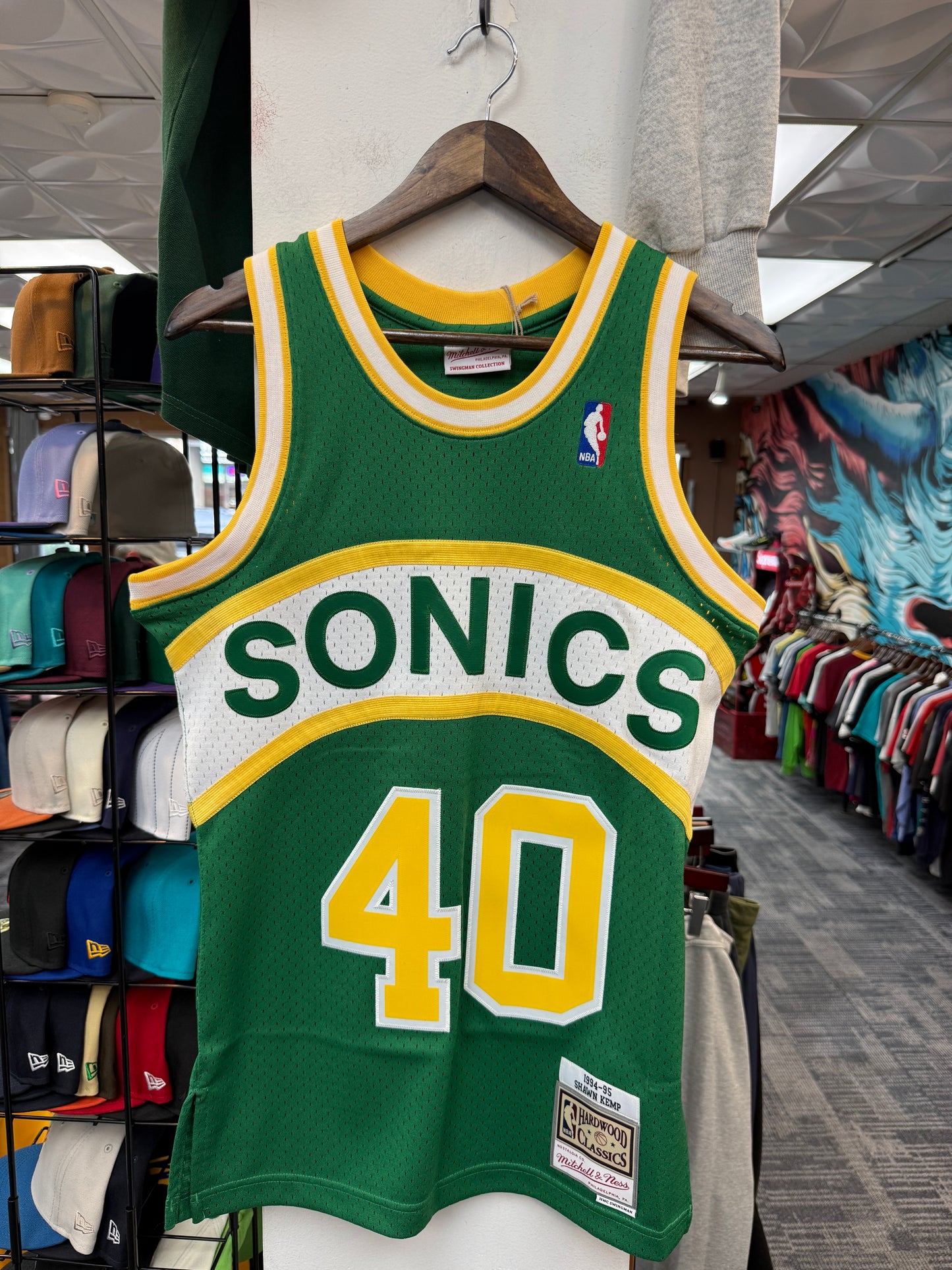 New Sonics Shawn Kemp Jersey