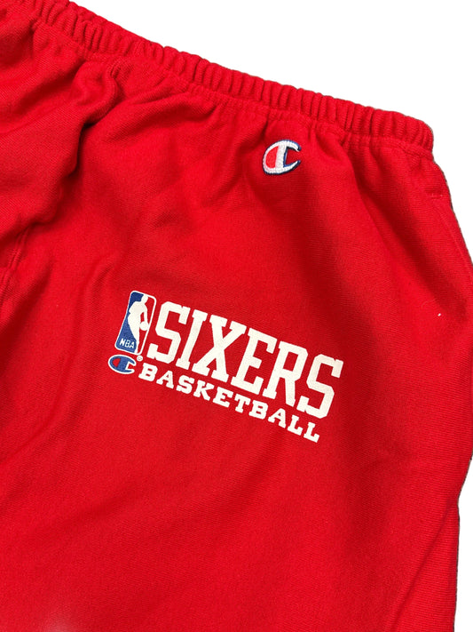 Vintage Champion 76ers Game Issued Warm Up Sweatpants