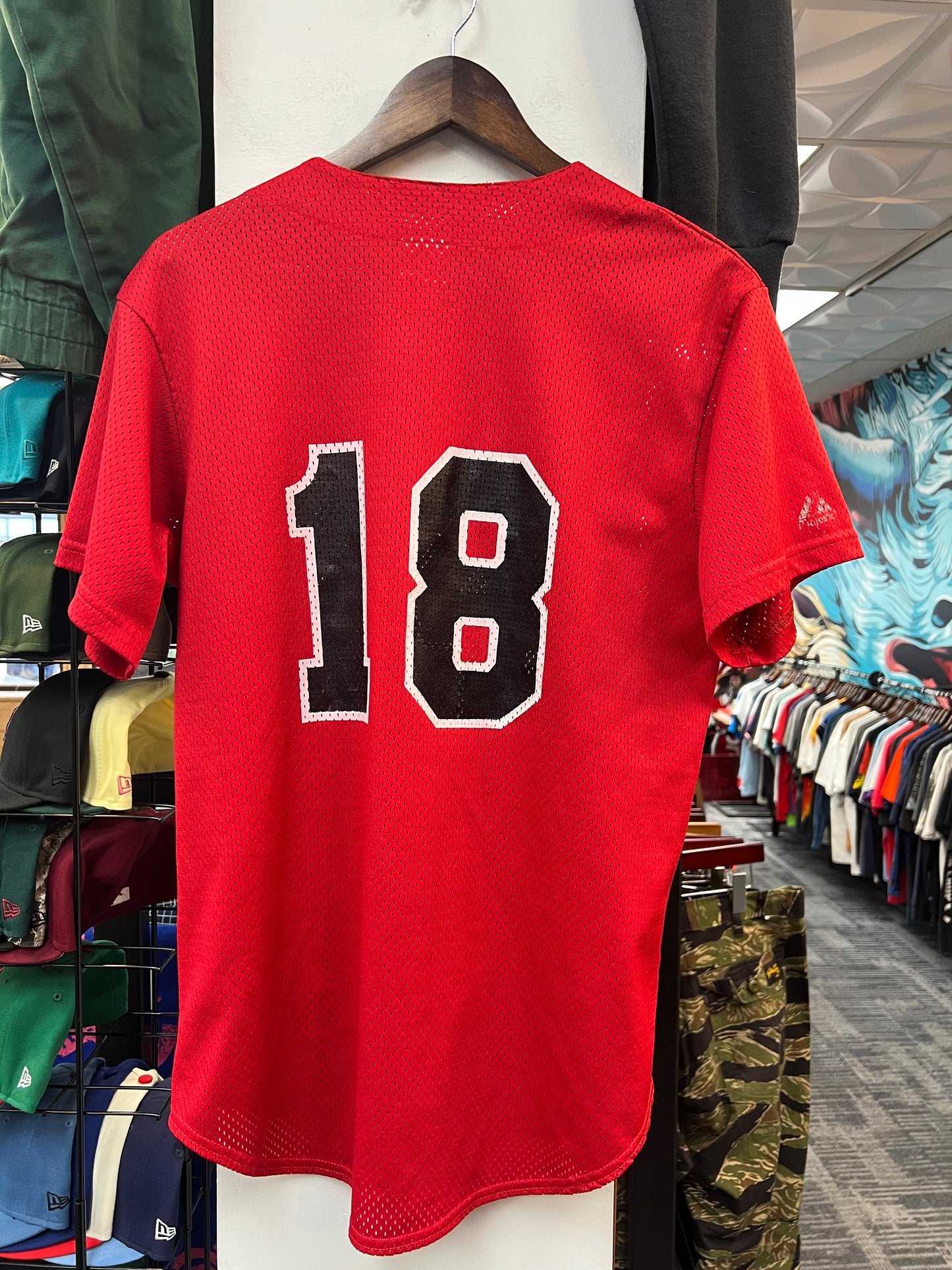 Vintage Detroit Red Wings Majestic Jersey