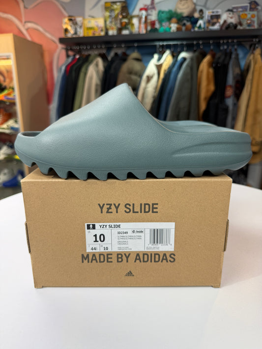 New Slate Marine Adidas Yeezy Slides