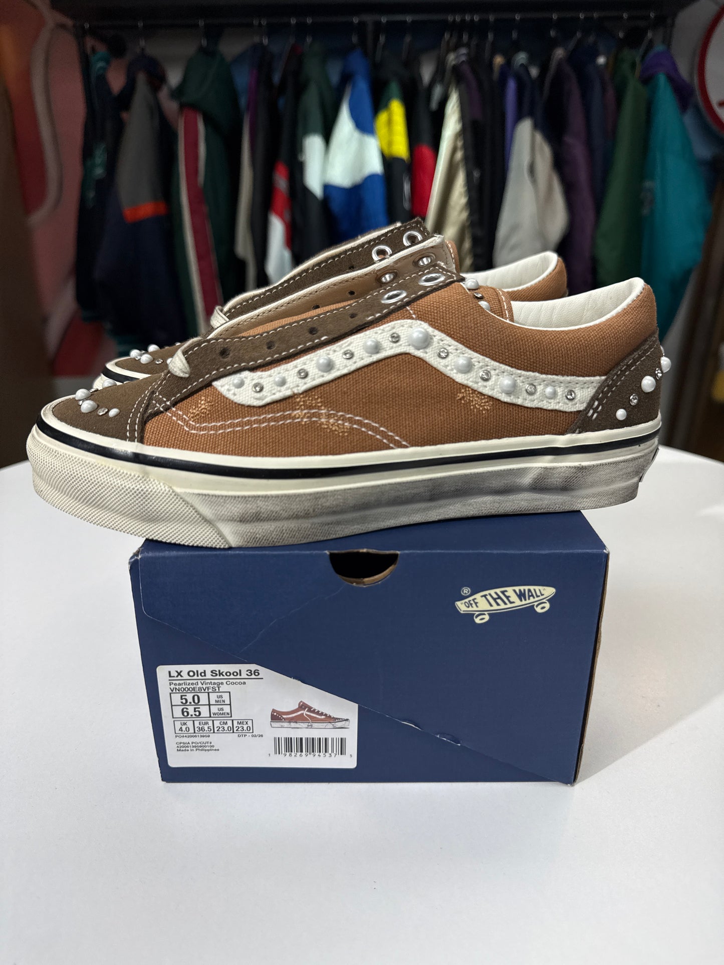New Vans Old Skool 36 LX Pearlized Pack Cocoa Brown