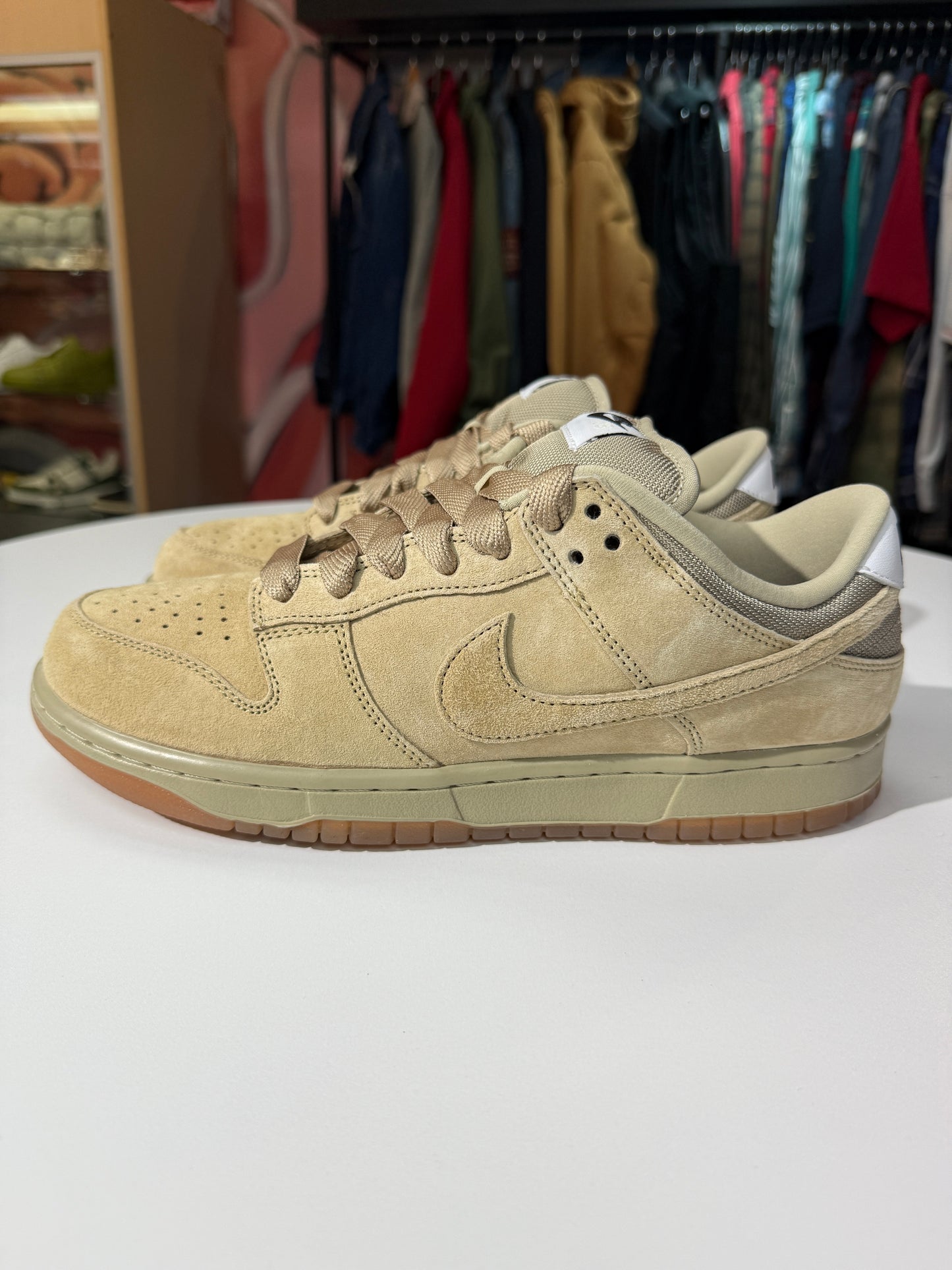 Preowned Parachute Beige Nike SB Dunk Low