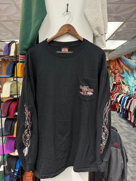 Harley Davidson Denver L/S Pocket Tee