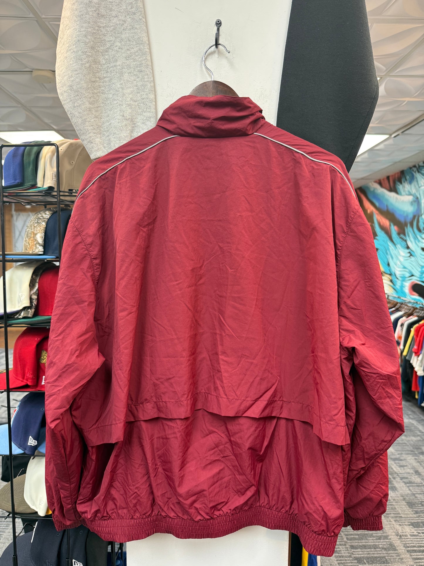 Nike Burgundy Windbreaker Jacket