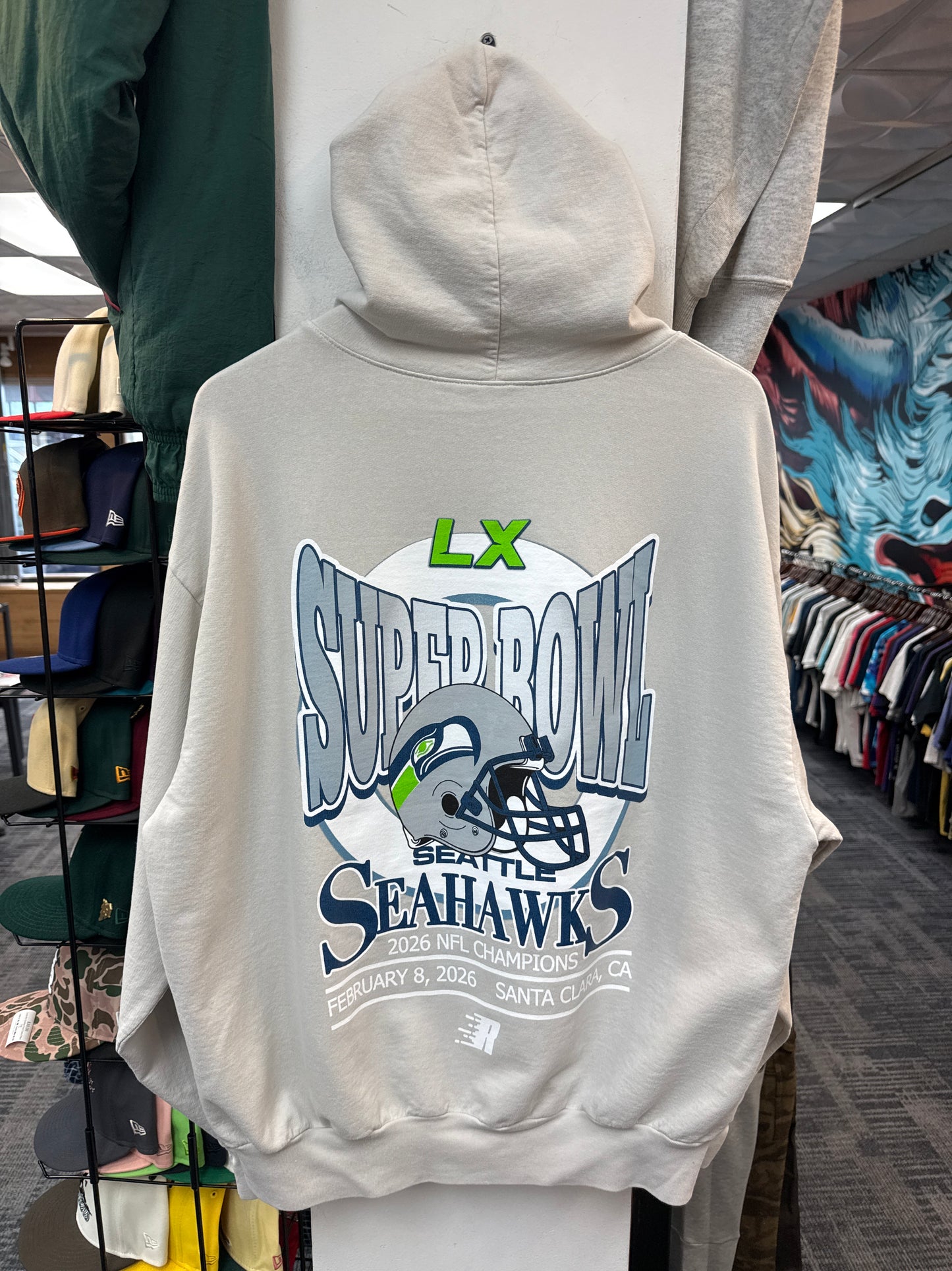Rush Hour Seahawks Super Bowl LX Hoodie